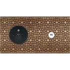 MODELEC - Façade Fascination Laiton Atlas Double Horizontale PC C1