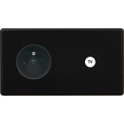 MODELEC - Façade Hitera Noir Soft Touch Double Horizontale PC C1