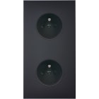 MODELEC - Façade Confidence Laiton Noir Double Verticale PC Pc