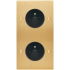 MODELEC - Façade Confidence Laiton Brosse Double Verticale PC Pc à Vis