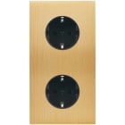 MODELEC - Façade Confidence Laiton Brosse Double Verticale PCK Pck