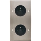 MODELEC - Façade Confidence Laiton Nickel Satine Double Verticale PC Pc à Vis