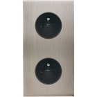 MODELEC - Façade Confidence Laiton Nickel Sat Double Verticale PC Pc