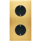 MODELEC - Façade Confidence Laiton Satine Double Verticale PCK Pck Vis