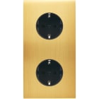 MODELEC - Façade Confidence Laiton Satine Double Verticale PCK Pck