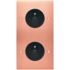 MODELEC - Façade Confidence Laiton Cuivre Satine Double Verticale PC Pc à Vis