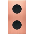 MODELEC - Façade Confidence Laiton Cuivre Satine Double Verticale PCK Pck