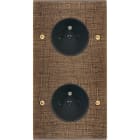 MODELEC - Façade Fascination Laiton Coslan Double Verticale PC Pc à Vis