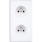 MODELEC - Façade Hitera Blanc Soft Double Verticale PC Pc
