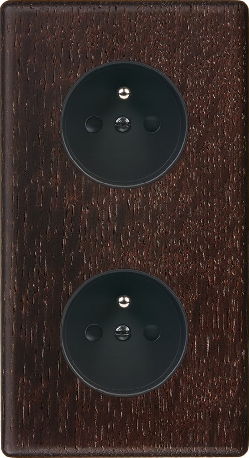 MODELEC - Façade Hitera Chene Fonce Double Verticale PC Pc
