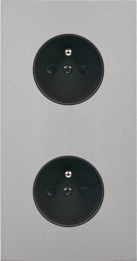 MODELEC - Façade Désir Alu Mat Double Verticale PC PC