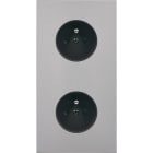 MODELEC - Façade Désir Alu Mat Double Verticale PC PC