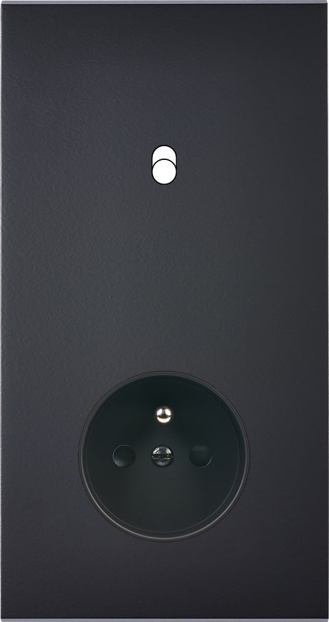 MODELEC - Façade Confidence Laiton Noir Double Verticale B1 Pc