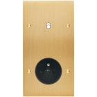 MODELEC - Façade Confidence Laiton Brosse Double Verticale B1 PC à Vis
