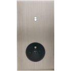 MODELEC - Façade Confidence Laiton Nickel Sat Double Verticale B1 Pc