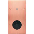 MODELEC - Façade Confidence Laiton Cuivre Satine Double Verticale B1 PC à Vis