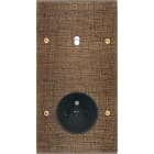 MODELEC - Façade Fascination Laiton Coslan Double Verticale B1 PC à Vis