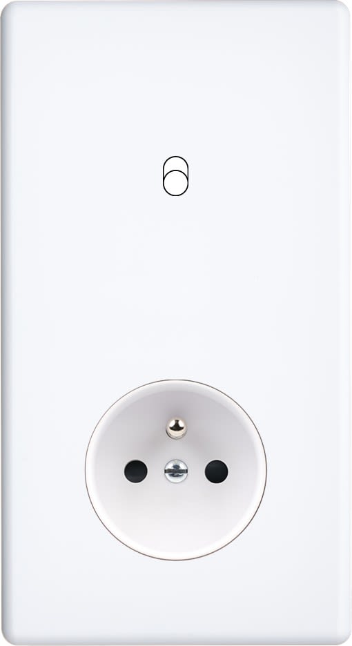 MODELEC - Façade Hitera Blanc Soft Double Verticale B1 Pc