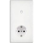 MODELEC - Façade Hitera Terrazzo Blanc Double Verticale B1 Pck