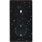 MODELEC - Façade Hitera Terrazzo Noir Double Verticale B1 Pck