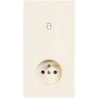 MODELEC - Façade Désir Ivoire Mat Double Verticale B1 Pc