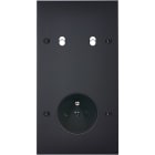 MODELEC - Façade Confidence Laiton Noir Mat Double Verticale B2 PC à Vis