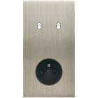 MODELEC - Façade Confidence Laiton Acier Double Verticale B2 Pc
