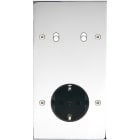 MODELEC - Façade Confidence Laiton Chrome Double Verticale B2 PCK Vis