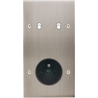 MODELEC - Façade Confidence Laiton Nickel Satine Double Verticale B2 PC à Vis