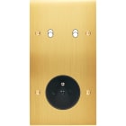 MODELEC - Façade Confidence Laiton Satine Double Verticale B2 PC à Vis