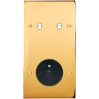 MODELEC - Façade Confidence Laiton Or Miroir Double Verticale B2 PC à Vis