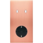 MODELEC - Façade Confidence Laiton Cuivre Satine Double Verticale B2 Pck