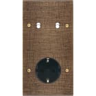 MODELEC - Façade Fascination Laiton Coslan Double Verticale B2 PCK Vis