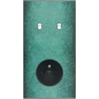 MODELEC - Façade Fascination Laiton Jade Double Verticale B2 Pc
