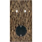 MODELEC - Façade Fascination Laiton Fauve Double Verticale B2 PCK Vis