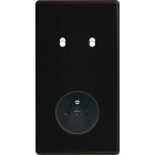 MODELEC - Façade Hitera Noir Soft Double Verticale B2 Pc