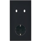MODELEC - Façade Désir Noir Mat Double Verticale B2 Pck