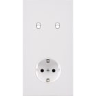 MODELEC - Façade Désir Blanc Mat Double Verticale B2 Pck