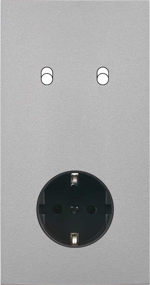 MODELEC - Façade Désir Alu Mat Double Verticale B2 Pck