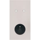 MODELEC - Façade Désir Gris Perle Mat Double Verticale B2 Pc