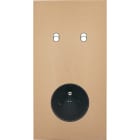 MODELEC - Façade Désir Doré Mat Double Verticale B2 Pc
