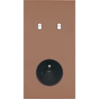 MODELEC - Façade Désir Moka Mat Double Verticale B2 Pc
