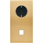 MODELEC - Façade Confidence Laiton Brosse Double Verticale PCK M1