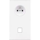 MODELEC - Façade Confidence Laiton Blanc Double Verticale PC M1