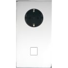 MODELEC - Façade Confidence Laiton Chrome Double Verticale PCK M1 Magnetique