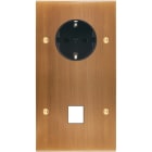 MODELEC - Façade Confidence Laiton Bronze Double Verticale PCK M1 V