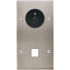 MODELEC - Façade Confidence Laiton Nickel Satine Double Verticale PC M1 à Vis