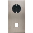 MODELEC - Façade Confidence Laiton Nickel Satine Double Verticale PCK M1