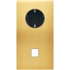 MODELEC - Façade Confidence Laiton Satine Double Verticale PCK M1