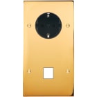 MODELEC - Façade Confidence Laiton Or Miroir Double Verticale PCK M1 à Vis